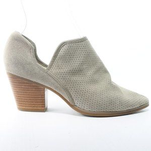 - Seychelles Taupe Suede Heeled Bootie Size 7